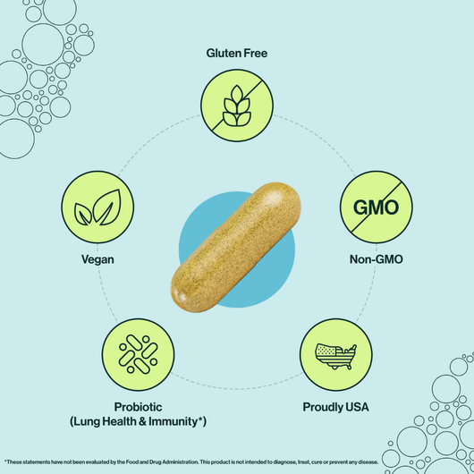 EverNatureCure Lung Support Probiotics