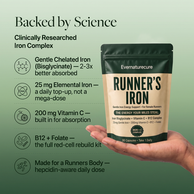 Evernaturecure Runner's Iron Support