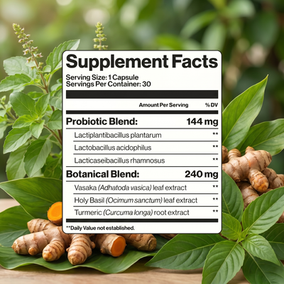 Evernaturecure Lung-Support Probiotics